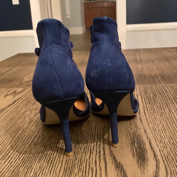 Blue suede heels- Steven by Steve Madden - Picture 5 of 7